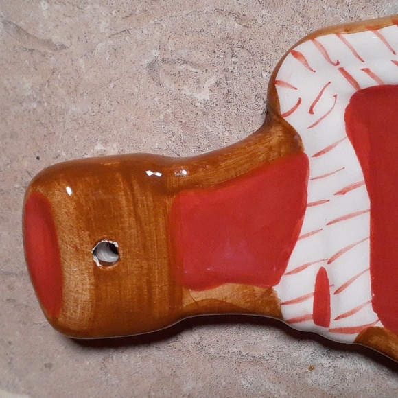 Ambiance Collections Ceramic Chianti Wine Bottle Spoonholder/Cheese Plate - Picture 4 of 8